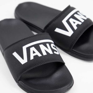 Vans La Costa sliders in black