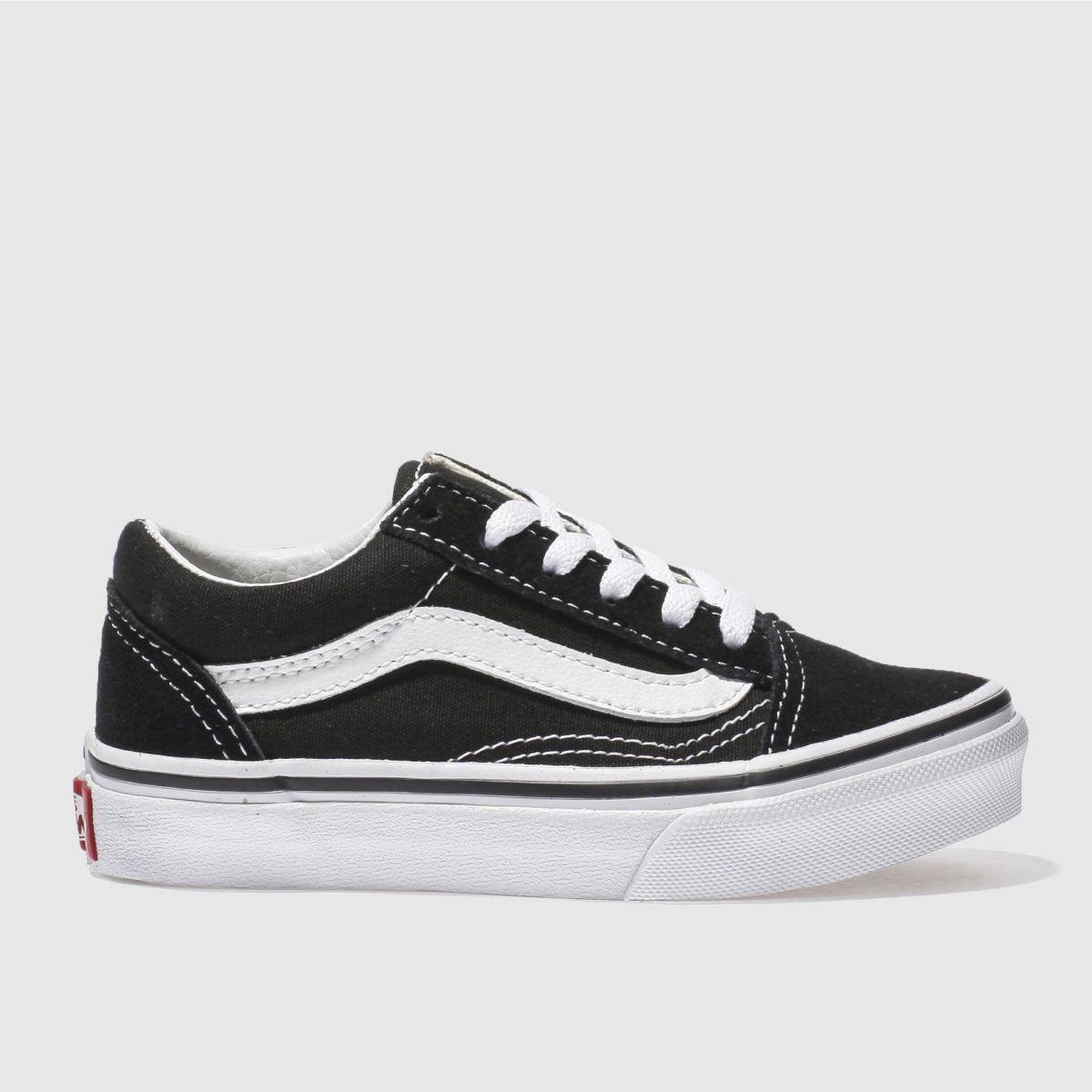 Vans black & white old skool Junior trainers