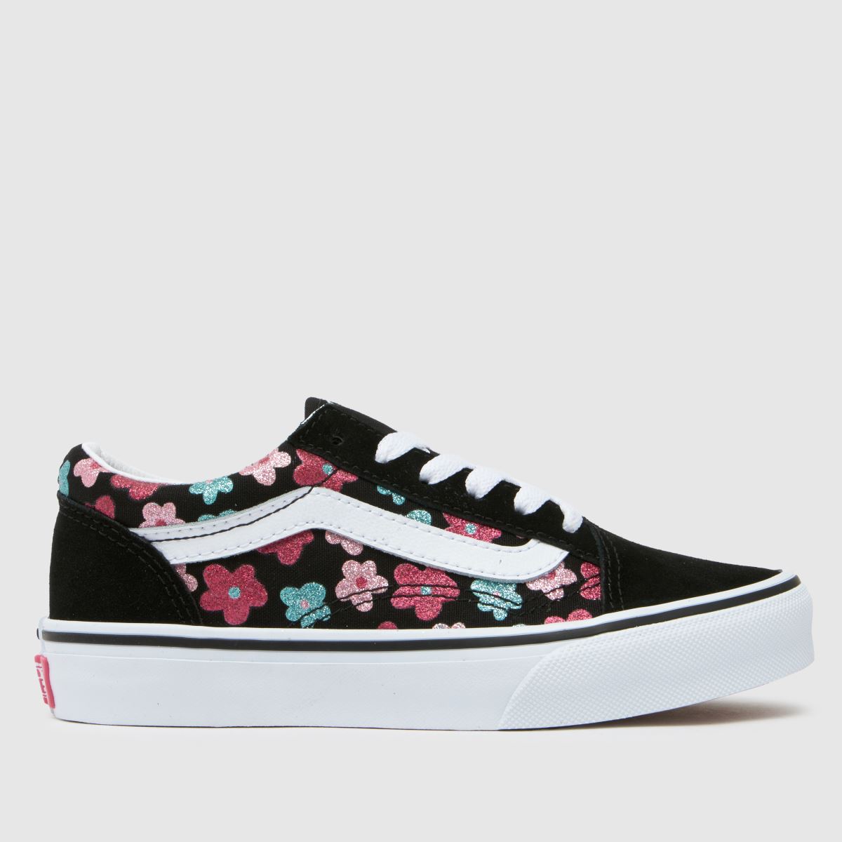Vans black multi old skool Girls Junior trainers