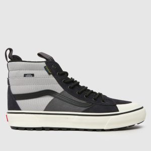 Vans mte sk8-hi waterproof trainers in black & grey