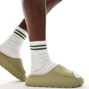 schuh Tatia slides in sage-Green