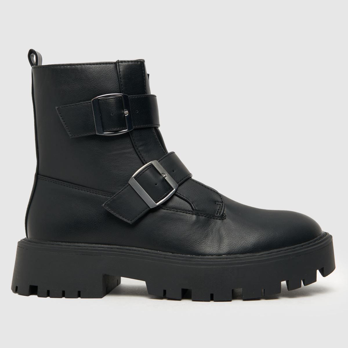 schuh aubrey buckle boots in black