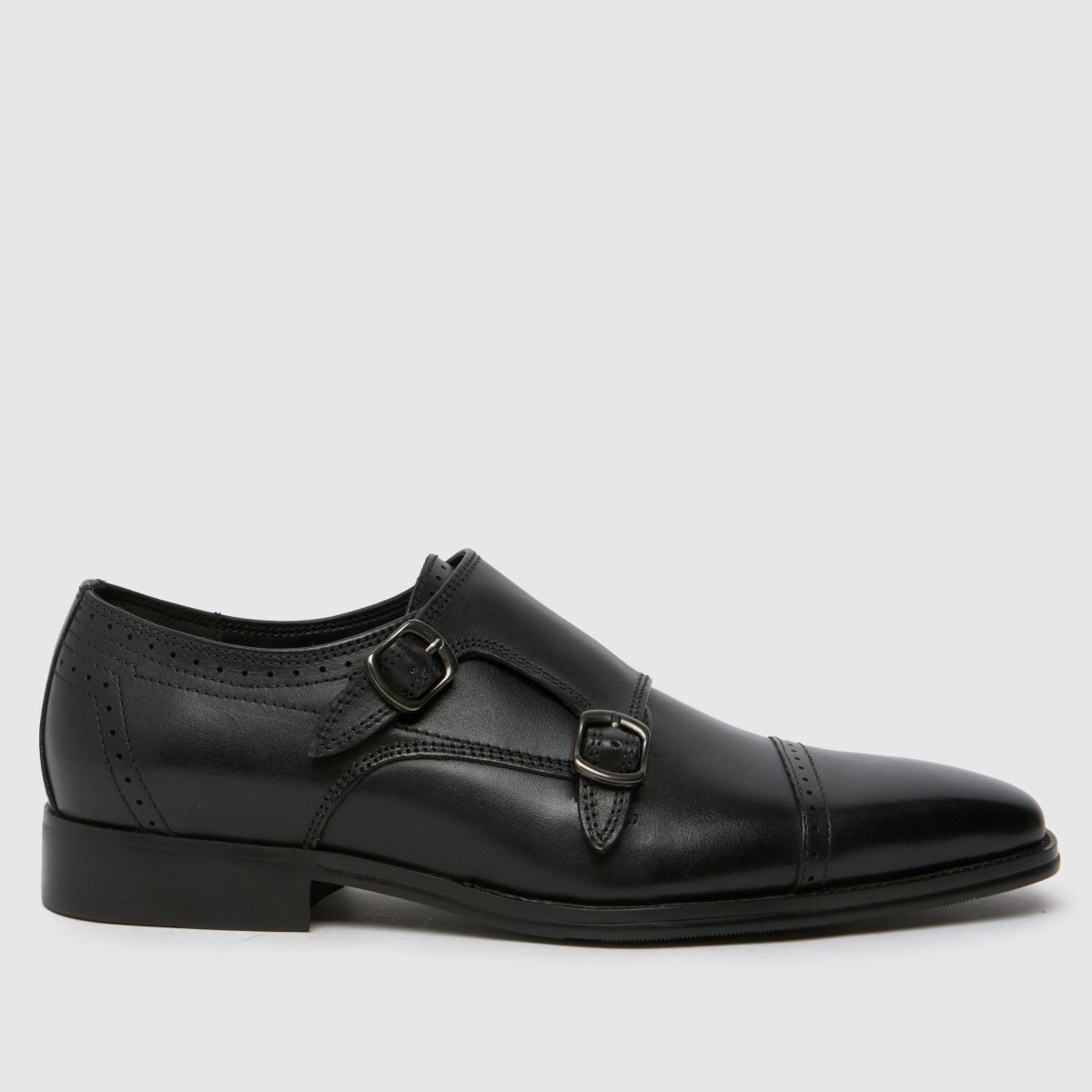 schuh ronaldo monk shoes in black