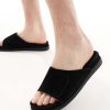 schuh samuel sandals in black suede